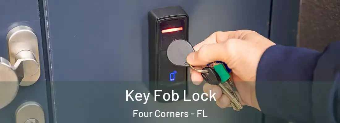 Key Fob Lock Four Corners - FL